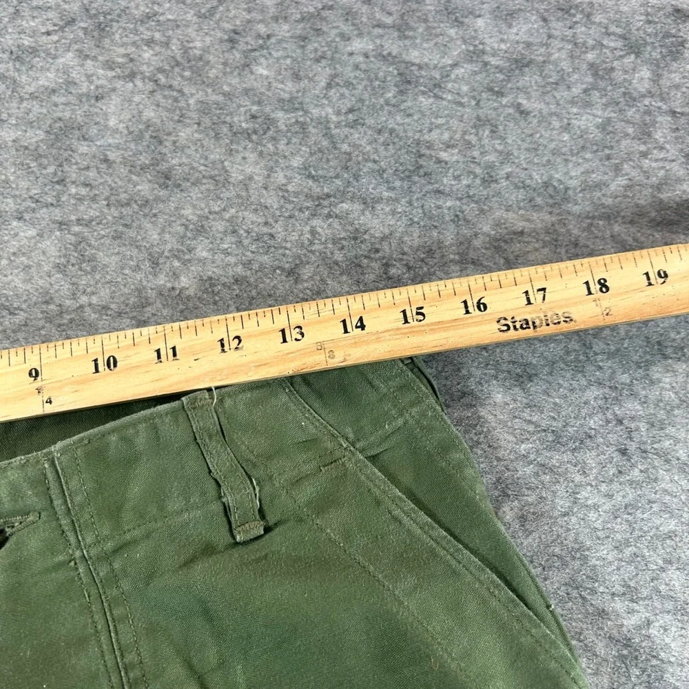 Vintage OG 107 Fatigue Pants Mens 31x31 Olive Green Military 60s Cotton Sateen